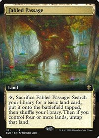 Fabled Passage (Extended Art) (391) [Throne of Eldraine]