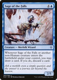 Sage of the Falls (63) [Throne of Eldraine]