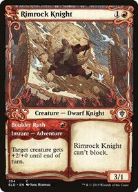 Rimrock Knight (Showcase) (294) [Throne of Eldraine]