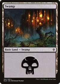Swamp (261) (261) [Throne of Eldraine]