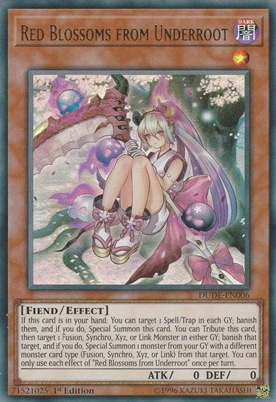 Red Blossoms from Underroot (DUDE-EN006) [Duel Devastator]