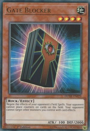 Gate Blocker (DUDE-EN029) - Duel Devastator 1st Edition