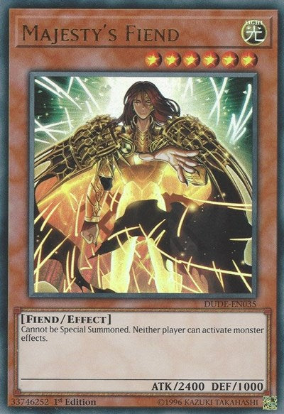 Majesty's Fiend (DUDE-EN035) [Duel Devastator]