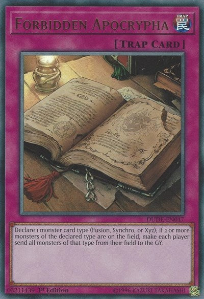 Forbidden Apocrypha (DUDE-EN047) [Duel Devastator]