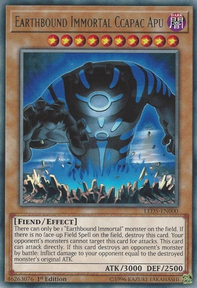 Earthbound Immortal Ccapac Apu (LED5-EN000) [Legendary Duelists: Immortal Destiny]