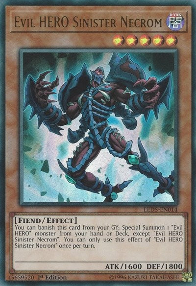 Evil HERO Sinister Necrom (LED5-EN014) [Legendary Duelists: Immortal Destiny]