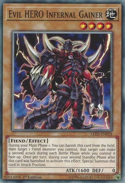 Evil HERO Infernal Gainer (LED5-EN018) [Legendary Duelists: Immortal Destiny]