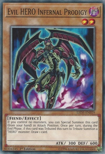 Evil HERO Infernal Prodigy (LED5-EN019) [Legendary Duelists: Immortal Destiny]