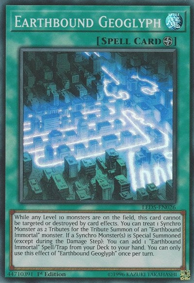 Earthbound Geoglyph (LED5-EN026) [Legendary Duelists: Immortal Destiny]
