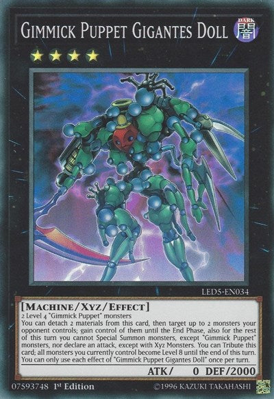 Gimmick Puppet Gigantes Doll (LED5-EN034) [Legendary Duelists: Immortal Destiny]