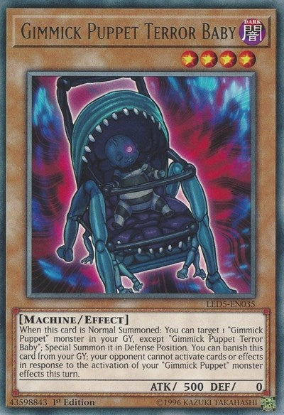 Gimmick Puppet Terror Baby (LED5-EN035) [Legendary Duelists: Immortal Destiny]