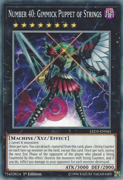 Number 40: Gimmick Puppet of Strings (LED5-EN043) [Legendary Duelists: Immortal Destiny]