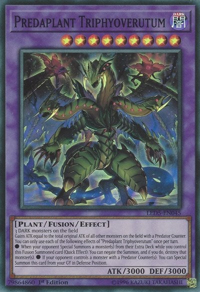 Predaplant Triphyoverutum (LED5-EN045) [Legendary Duelists: Immortal Destiny]