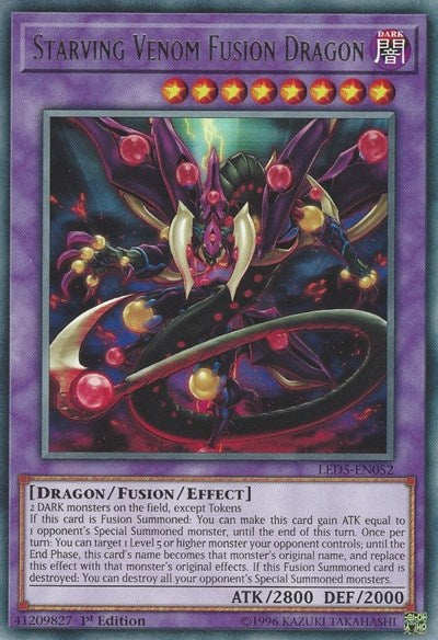 Starving Venom Fusion Dragon (LED5-EN052) [Legendary Duelists: Immortal Destiny]