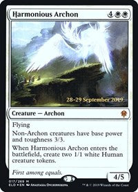 Harmonious Archon (17) [Prerelease Cards]