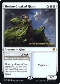 Realm-Cloaked Giant (26) [Prerelease Cards]