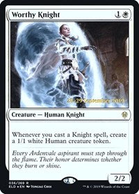 Worthy Knight (36) [Prerelease Cards]