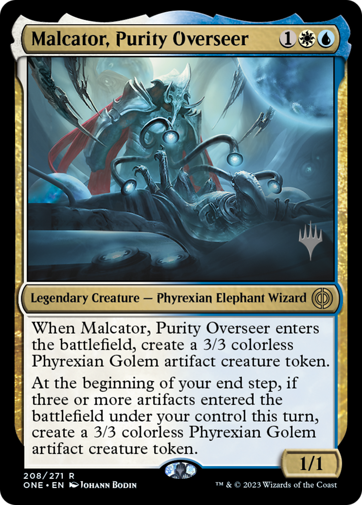 Malcator, Purity Overseer (PPONE-208P) - Phyrexia: All Will Be One Promos