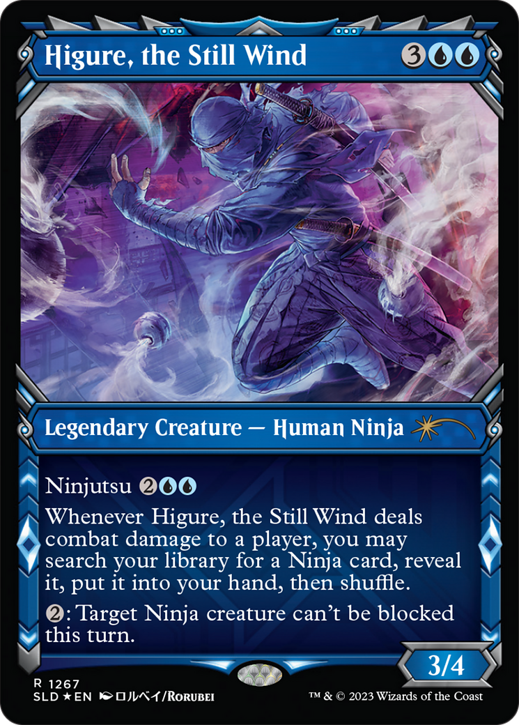 Higure, the Still Wind (Halo Foil) (SLD-1267) - Secret Lair Drop: (Showcase) Foil