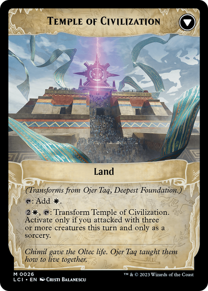 Ojer Taq, Deepest Foundation (LCI-026) - The Lost Caverns of Ixalan Foil