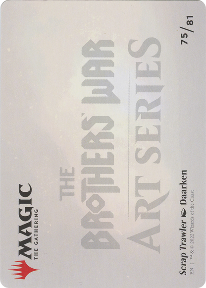 Scrap Trawler // Scrap Trawler (ABRO-075) - The Brothers' War Art Series (Borderless)