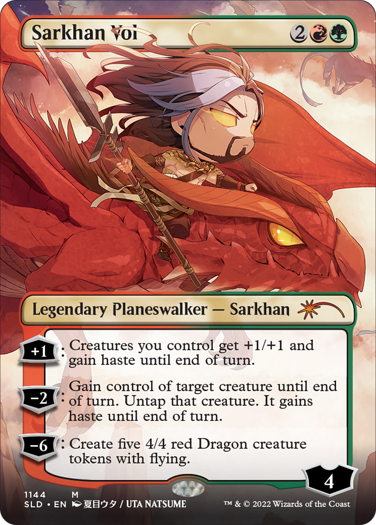 Sarkhan Vol (Borderless) (SLD-1144) - Secret Lair Drop (Borderless)