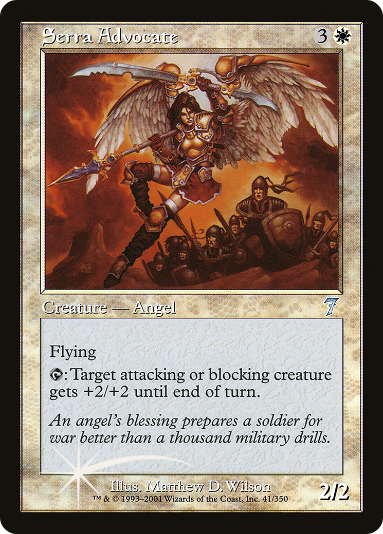 Serra Advocate (7ED-41★) - 7th Edition