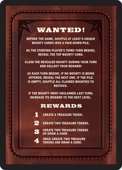 Bounty: Rissa "Blades" Lee // Wanted! (TOTC-038) - Outlaws of Thunder Junction Commander Tokens