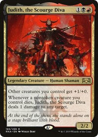 Judith, the Scourge Diva (185) [Promo Pack: Throne of Eldraine]