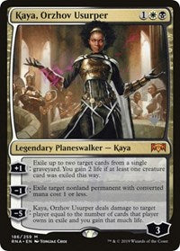 Kaya, Orzhov Usurper (186) [Promo Pack: Throne of Eldraine]