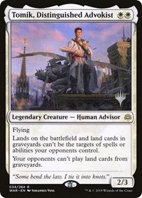 Tomik, Distinguished Advokist (34) [Promo Pack: Throne of Eldraine]