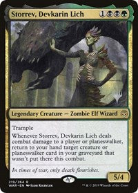 Storrev, Devkarin Lich (219) [Promo Pack: Throne of Eldraine]