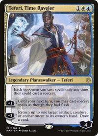 Teferi, Time Raveler (221) [Promo Pack: Throne of Eldraine]