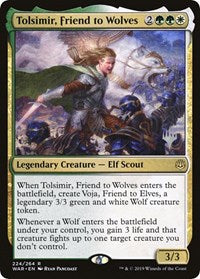 Tolsimir, Friend to Wolves (224) [Promo Pack: Throne of Eldraine]