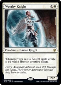 Worthy Knight (36) [Promo Pack: Throne of Eldraine]