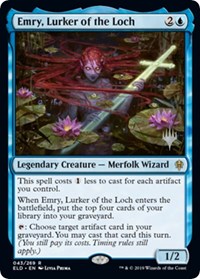 Emry, Lurker of the Loch (43) [Promo Pack: Throne of Eldraine]