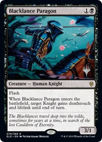 Blacklance Paragon (79) [Promo Pack: Throne of Eldraine]