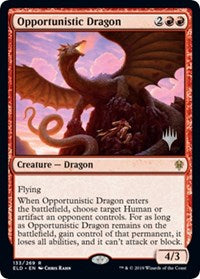 Opportunistic Dragon (133) [Promo Pack: Throne of Eldraine]