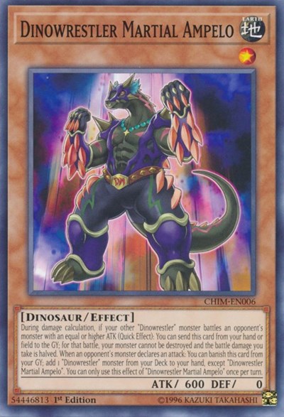 Dinowrestler Martial Ampelo (CHIM-EN006) [Chaos Impact]