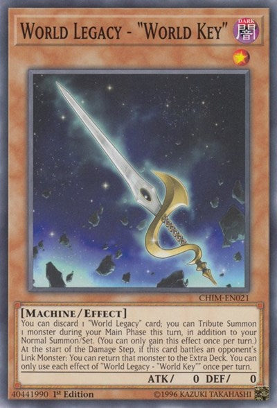 World Legacy - "World Key" (CHIM-EN021) [Chaos Impact]