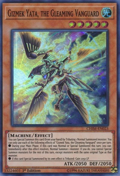 Gizmek Yata, the Gleaming Vanguard (CHIM-EN023) [Chaos Impact]