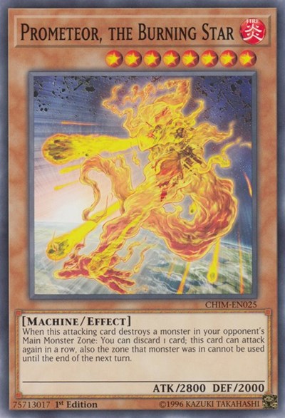 Prometeor, the Burning Star (CHIM-EN025) [Chaos Impact]