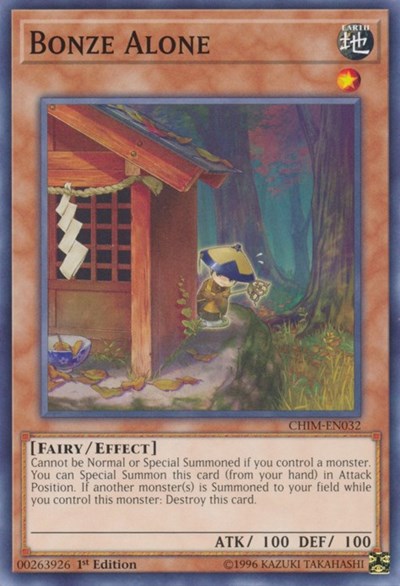 Bonze Alone (CHIM-EN032) [Chaos Impact]