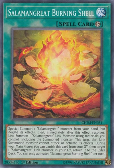 Salamangreat Burning Shell (CHIM-EN051) [Chaos Impact]