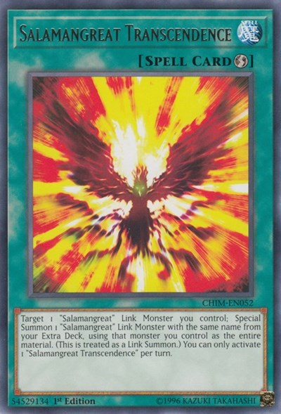 Salamangreat Transcendence (CHIM-EN052) [Chaos Impact]