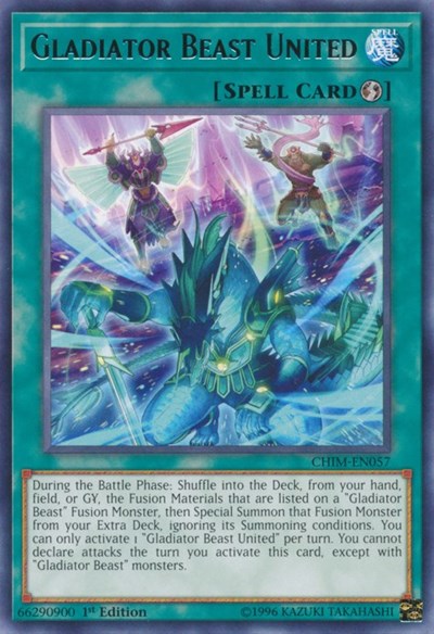 Gladiator Beast United (CHIM-EN057) [Chaos Impact]