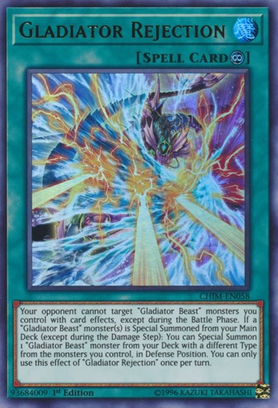 Gladiator Rejection (CHIM-EN058) [Chaos Impact]