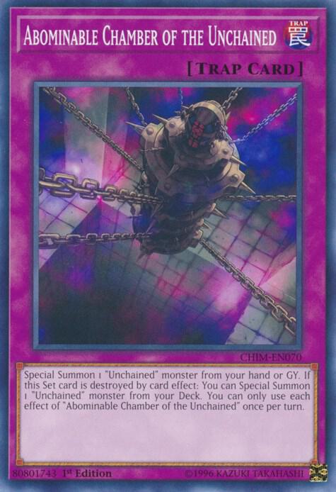Abominable Chamber of the Unchained (CHIM-EN070) [Chaos Impact]