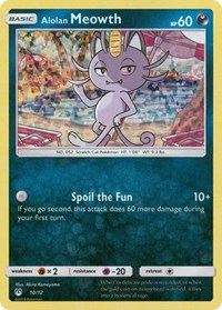 Alolan Meowth - 10/12 (010/012) [McDonald's Promos 2019]