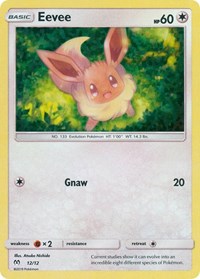 Eevee - 12/12 (012/012) [McDonald's Promos 2019]